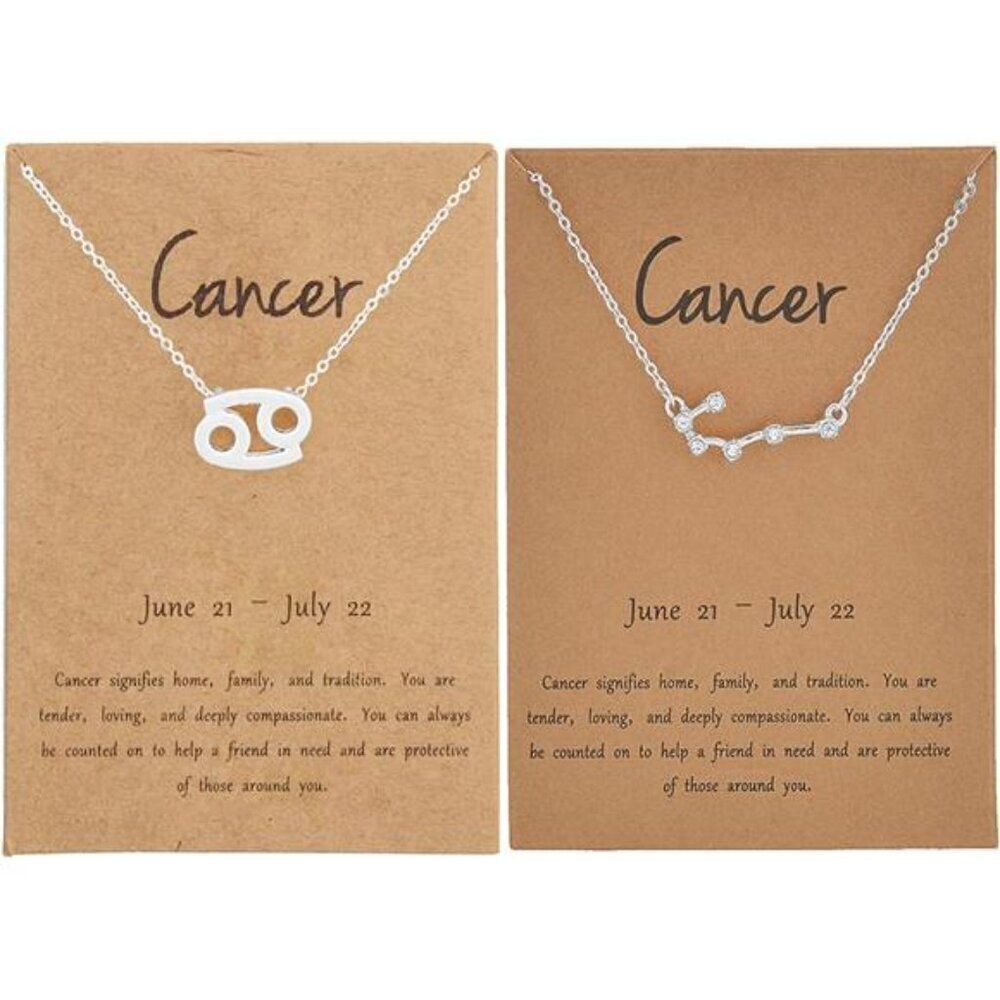 Cancer Zodiac Necklaces for Women Constellation Necklace Cancer Necklace set